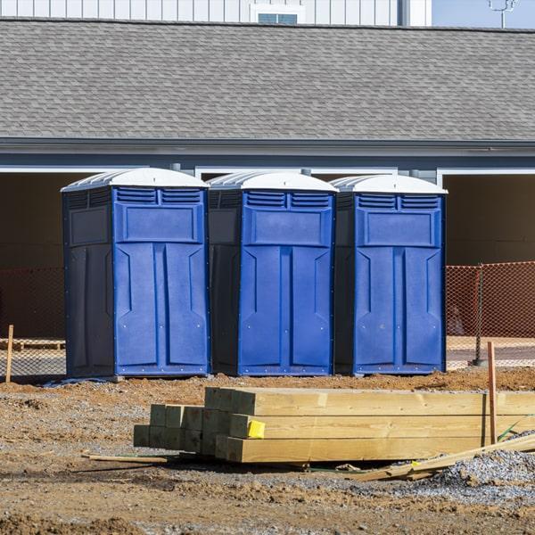 Heavy-duty construction site porta potty in Scottsbluff, Nebraska