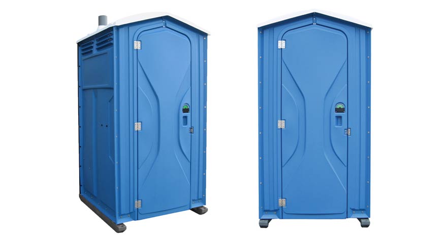 Long-term porta potty units on site in Scottsbluff, Nebraska